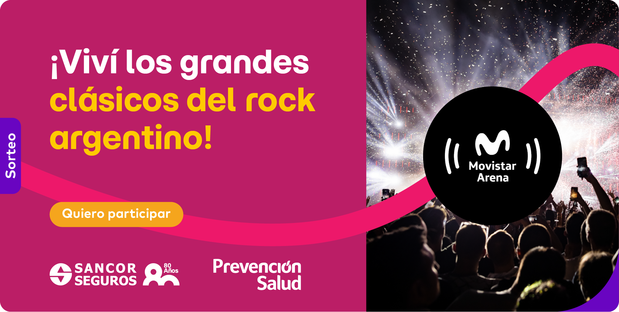 Gan&aacute; tu lugar en el Movistar Arena &iexcl;Sent&iacute; en vivo los himnos del rock nacional!